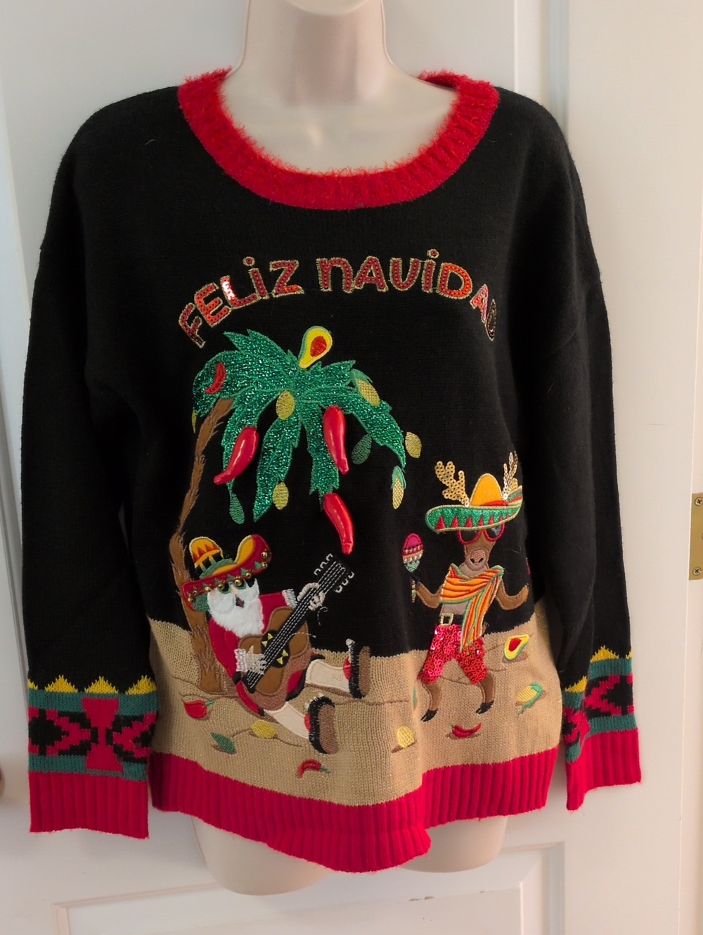 Holiday Time Feliz Navidad Sweater